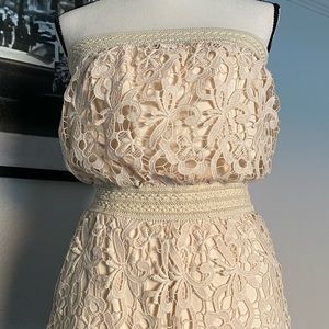 *NWT* Crochet lace tube romper